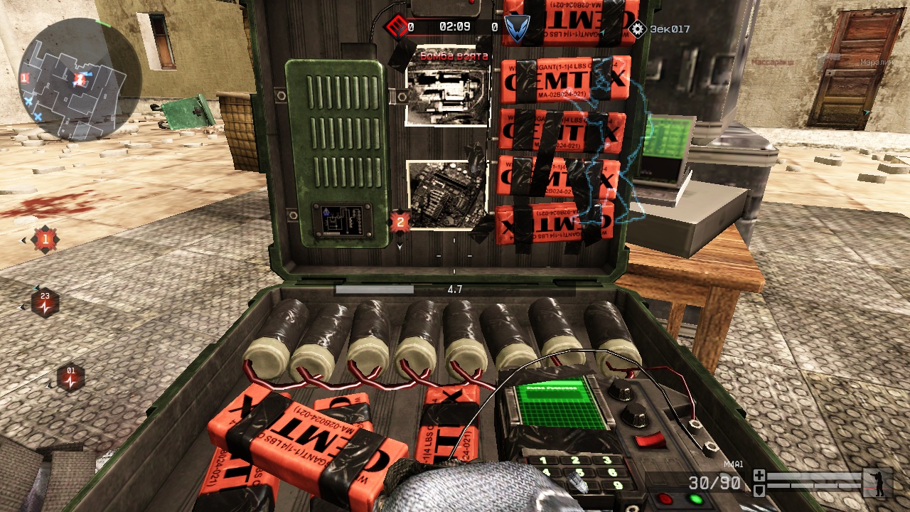 Warface установка бомбы в игре